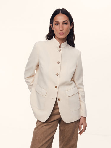 Жакет из фактурного хлопка