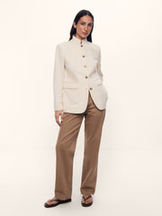 Жакет из фактурного хлопка