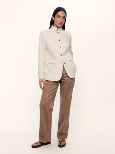 Жакет из фактурного хлопка