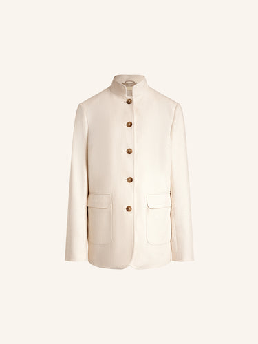 Жакет из фактурного хлопка