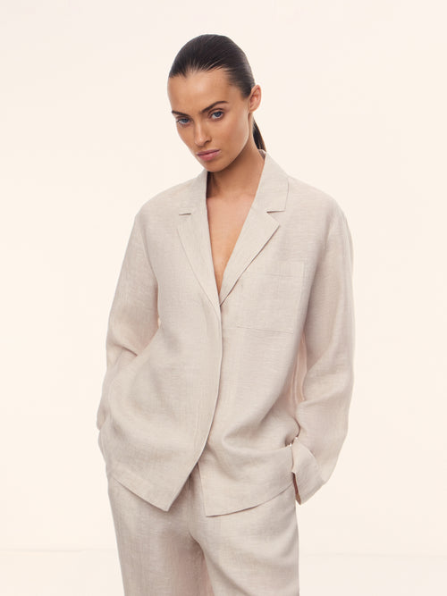 Рубашка-жакет Santorini льняная