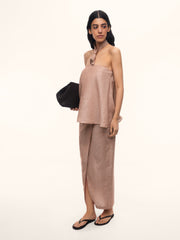 Топ Gelato из тонкого льна