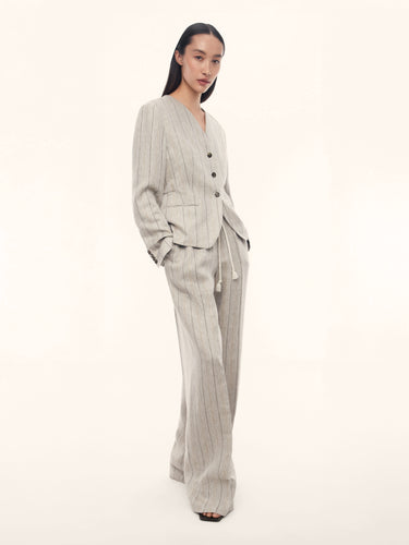 Брюки Aurelia из плотного льна