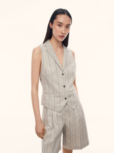 Жилет Aurelia из плотного льна