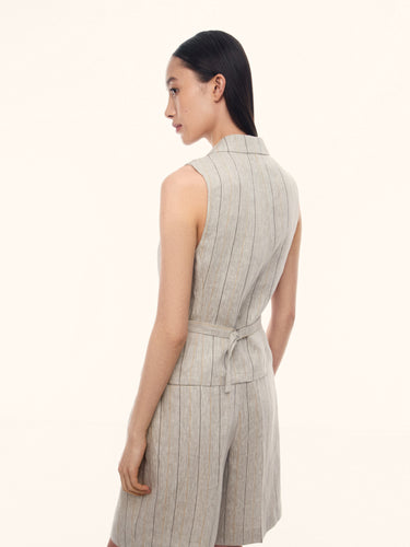 Жилет Aurelia из плотного льна