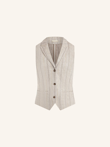 Жилет Aurelia из плотного льна