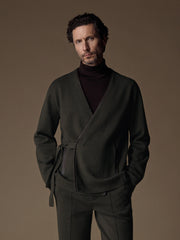 Кардиган Casual Friday из шерсти и хлопка