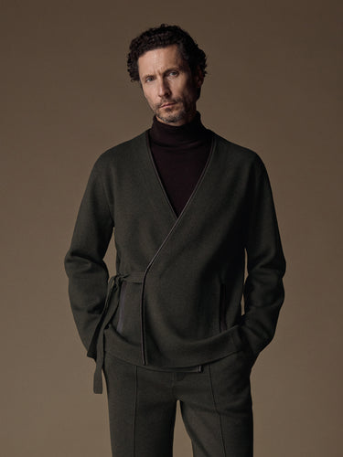 Кардиган Casual Friday из шерсти и хлопка