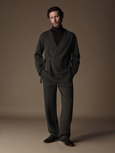 Кардиган Casual Friday из шерсти и хлопка